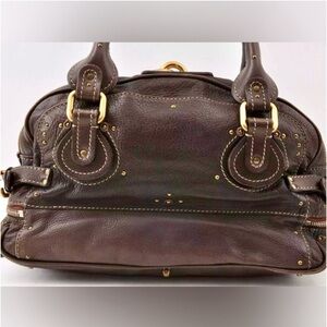 Authentic CHLOE Double Zipped Paddington in Brun Brown.